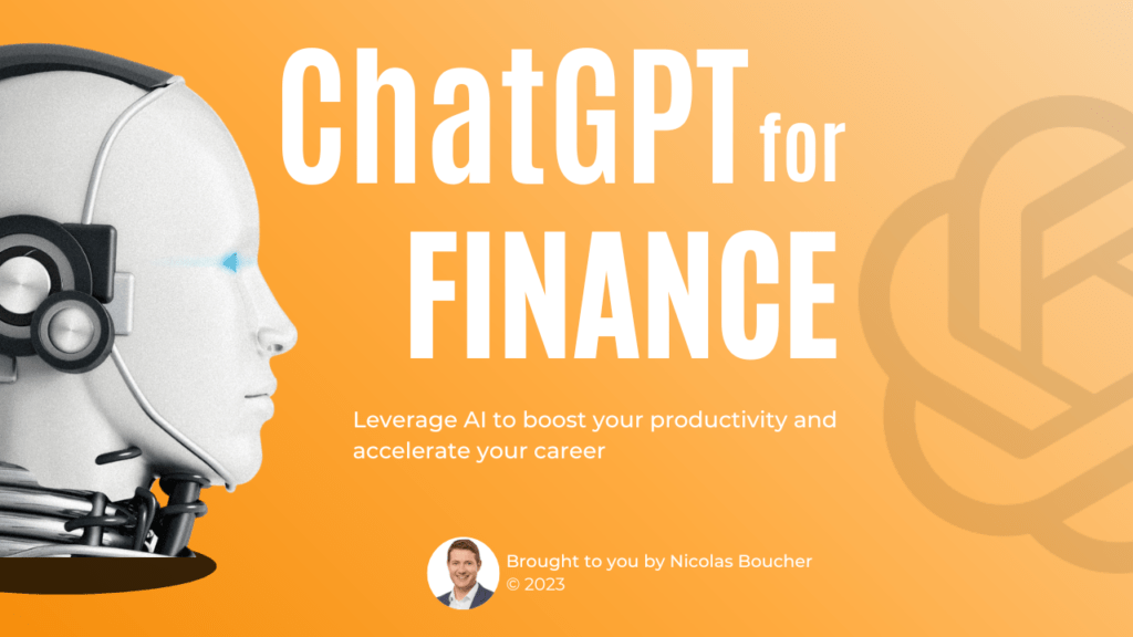 Introduction on how to use ChatGPT for accounting on an orange background with an illustration.