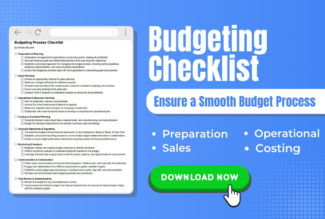 Budgeting Checklist