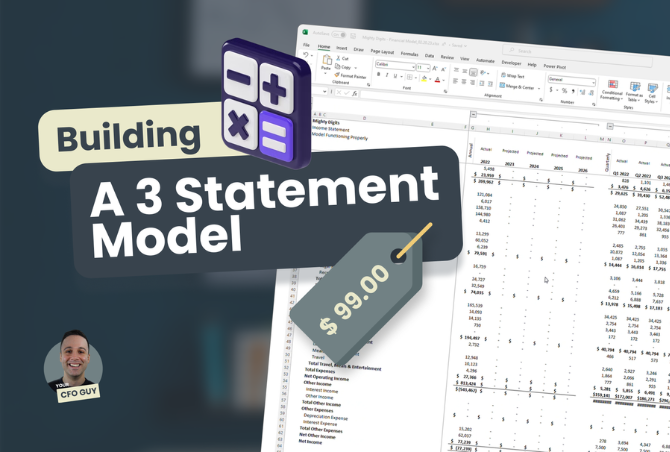 Intro to Building a 3 Statement Model